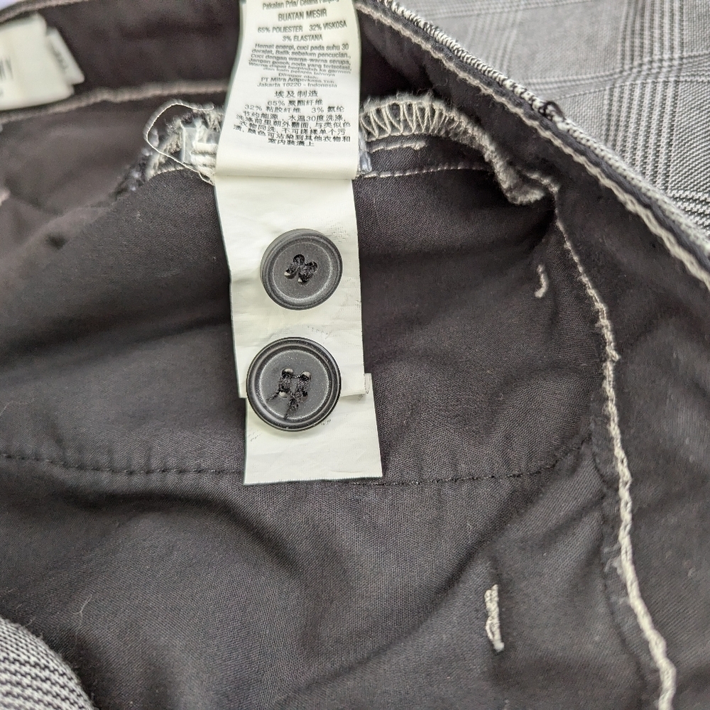 Topman Black and White Dress Pants - Picture 6 of 8